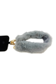 In Sunny Mood Fluffy Faux Fur Handle -puhelinhihna 40 cm | Grey