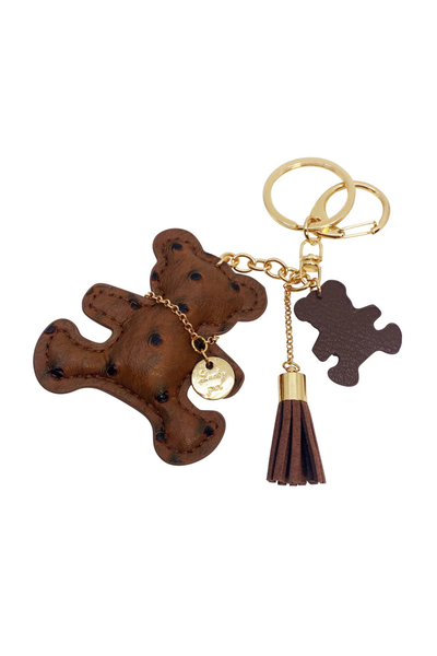 In Sunny Mood Teddy Charm Small -laukkukoru | Brown