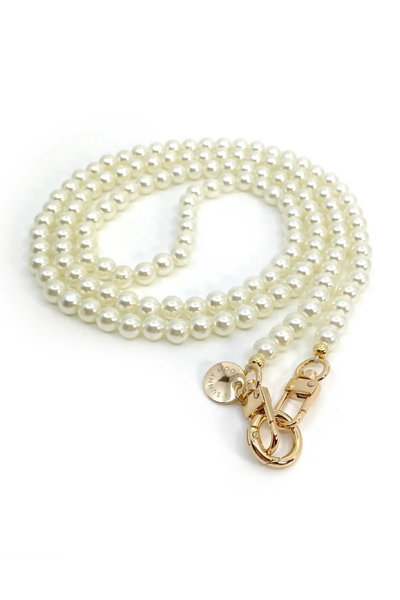 In Sunny Mood Milla Deco Strap -puhelinhihna 140 cm | Pearl Gold