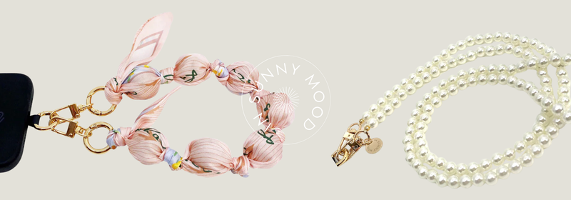 UUTUUS - In Sunny Mood laukkukorut ja puhelinhihnat